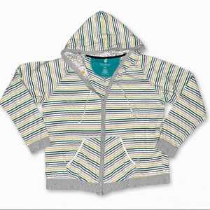 Rocawear Classic Striped Multi Color Zip-Up Hoodie